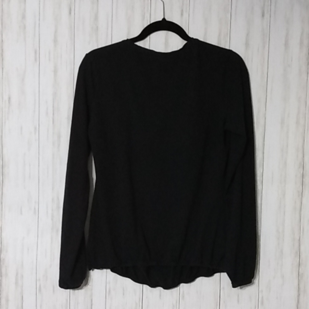 Liz Lange Maternity Shirt Sz L Black - Picture 4 of 4
